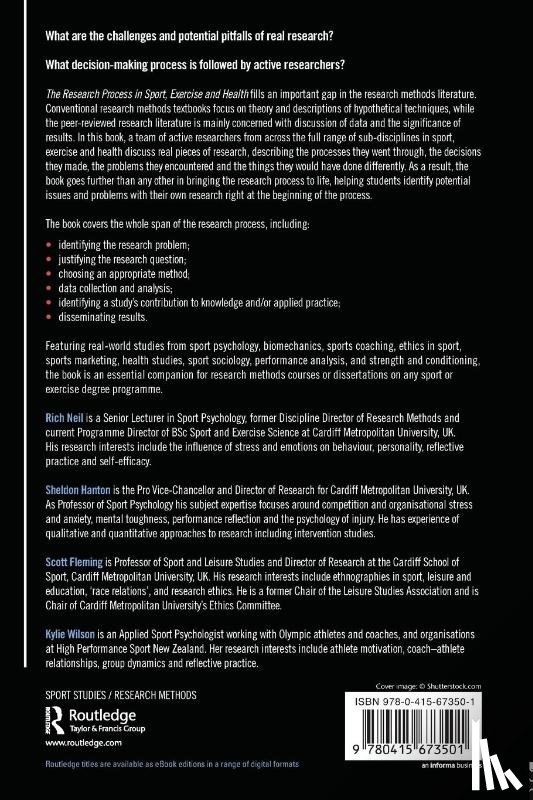  - The Research Process in Sport, Exercise and Health