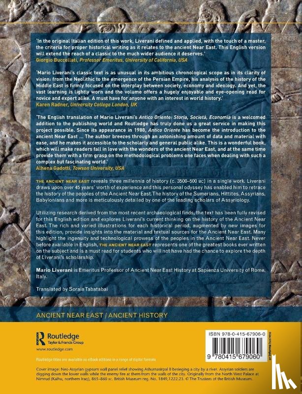 Liverani, Mario (University of Rome La Sapienza - The Ancient Near East