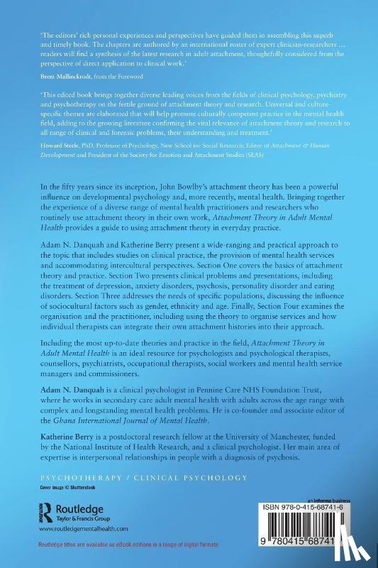  - Attachment Theory in Adult Mental Health
