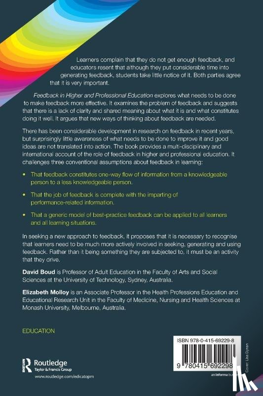  - Feedback in Higher and Professional Education