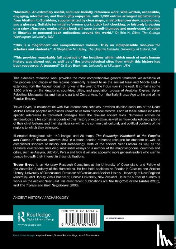 Bryce, Trevor (University of Queensland - The Routledge Handbook of the Peoples and Places of Ancient Western Asia