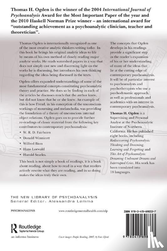 Ogden, Thomas H - Creative Readings: Essays on Seminal Analytic Works