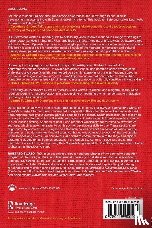 Swazo, Roberto (Indiana University - The Bilingual Counselor's Guide to Spanish