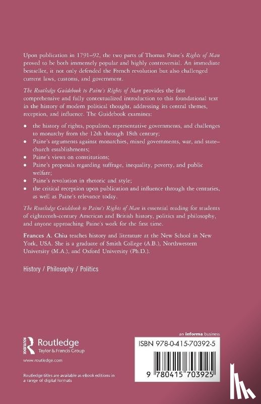 Chiu, Frances (New School - The Routledge Guidebook to Paine's Rights of Man