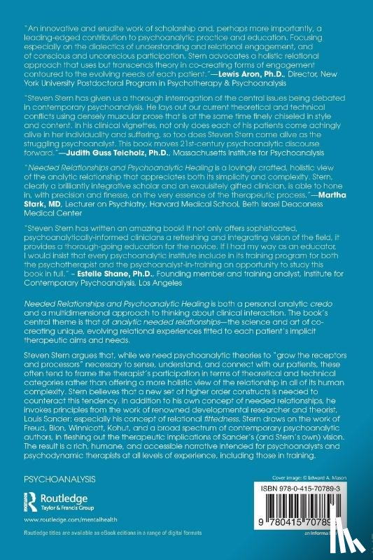 Stern, Steven - Needed Relationships and Psychoanalytic Healing