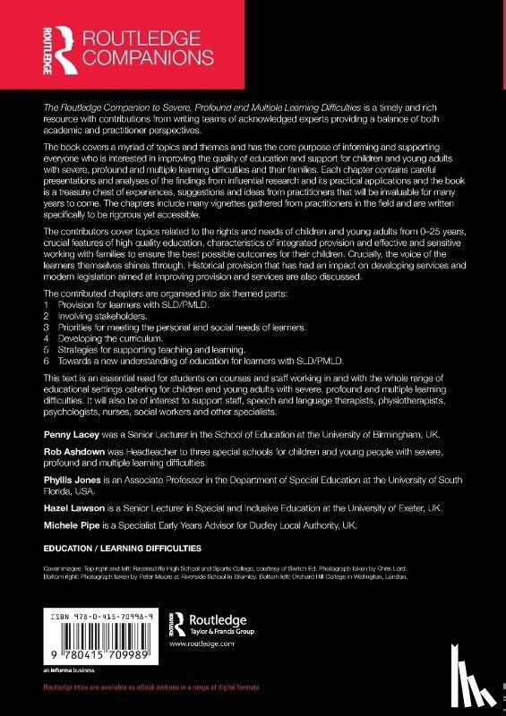  - The Routledge Companion to Severe, Profound and Multiple Learning Difficulties