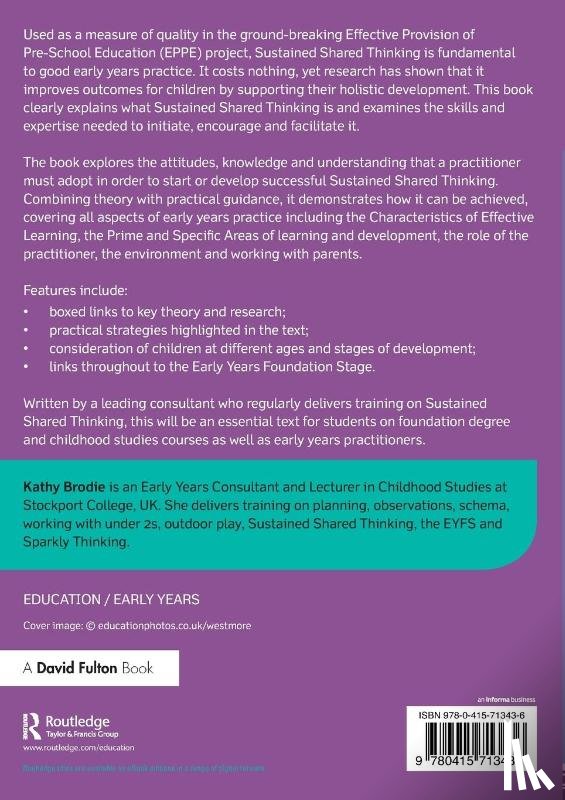 Brodie, Kathy (Early Years Consultant - Sustained Shared Thinking in the Early Years