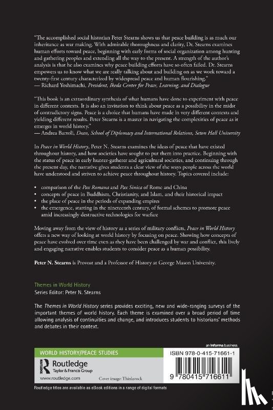 Stearns, Peter (George Mason University - Peace in World History