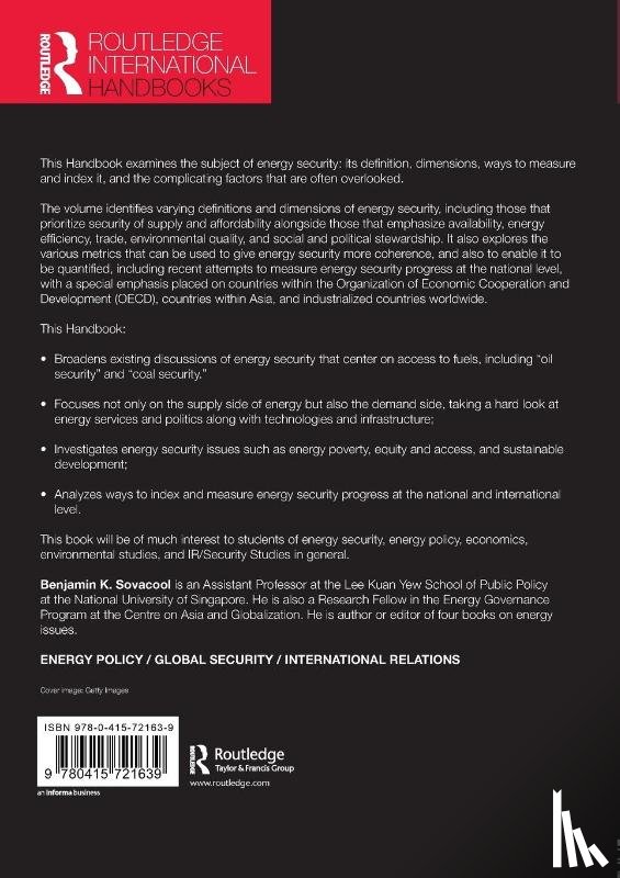  - The Routledge Handbook of Energy Security