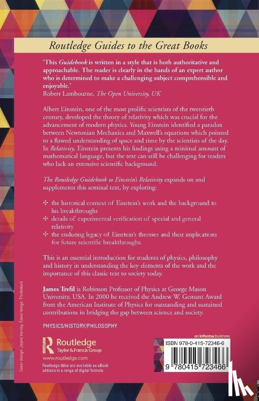 Trefil, James (George Mason University - The Routledge Guidebook to Einstein's Relativity