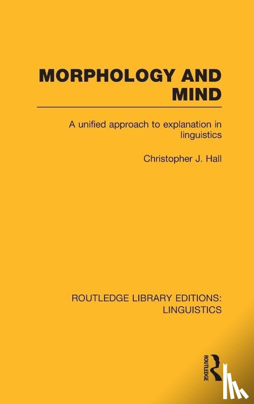 Hall, Christopher J. - Morphology and Mind