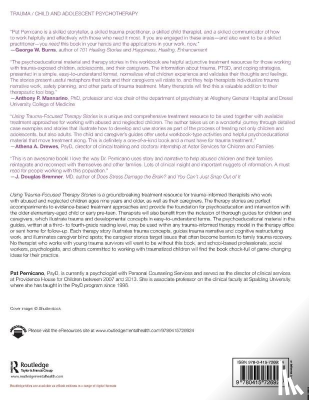 Pernicano, Pat (South Texas Veterans Health Care System - Using Trauma-Focused Therapy Stories