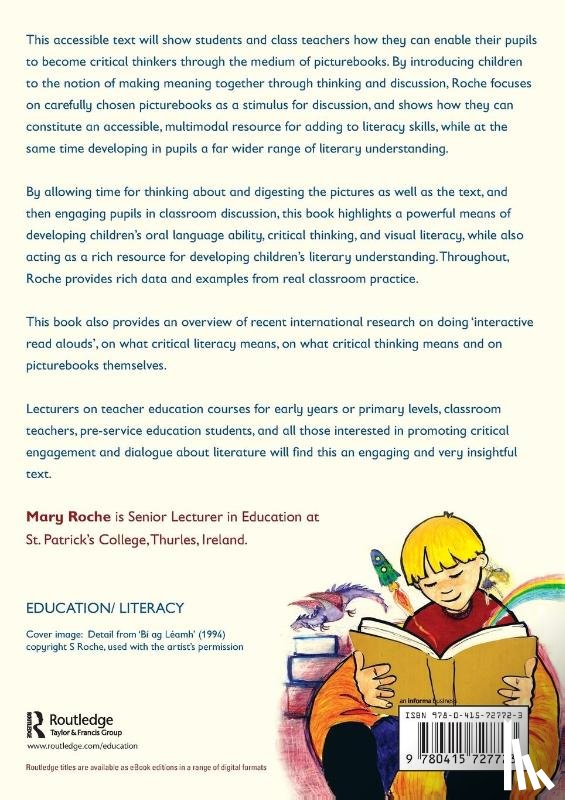 Roche, Mary (St Patrick’s College - Developing Children's Critical Thinking through Picturebooks