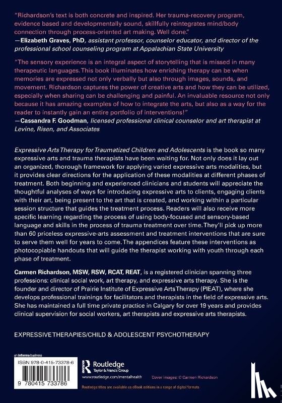 Richardson, Carmen (Prairie Institute of Expressive Arts Therapy - Expressive Arts Therapy for Traumatized Children and Adolescents