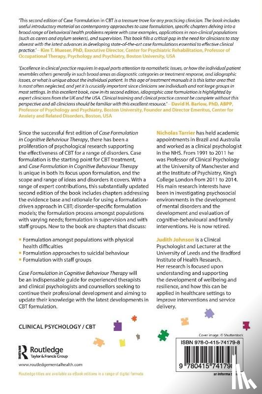  - Case Formulation in Cognitive Behaviour Therapy