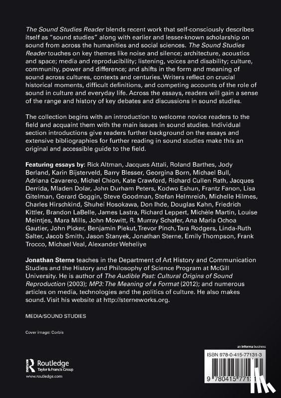  - The Sound Studies Reader