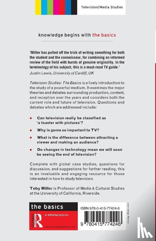 Miller, Toby (University of California at Riverside - Television Studies: The Basics
