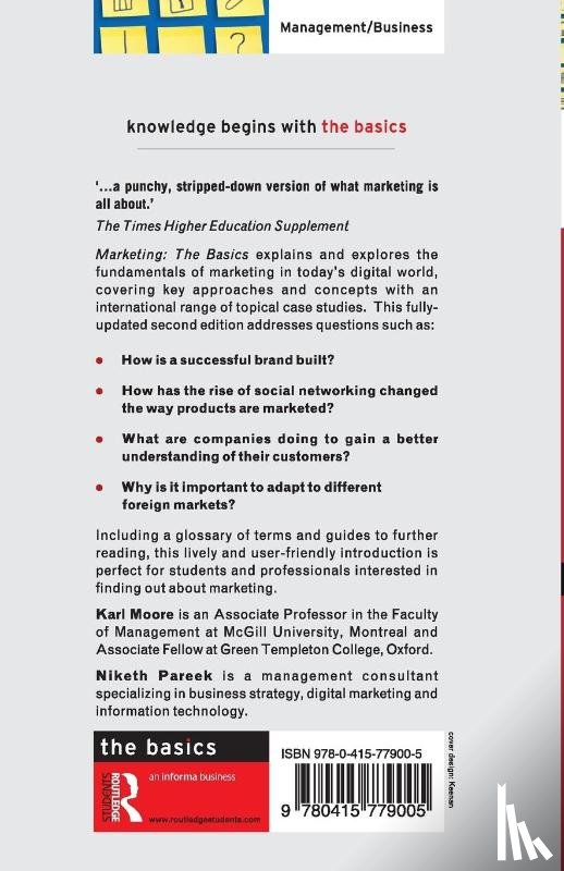 Moore, Karl (McGill University, Pareek, Niketh (McGill University - Marketing: The Basics