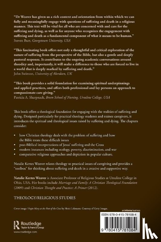 Weaver, Natalie Kertes (Ursuline College - The Theology of Suffering and Death