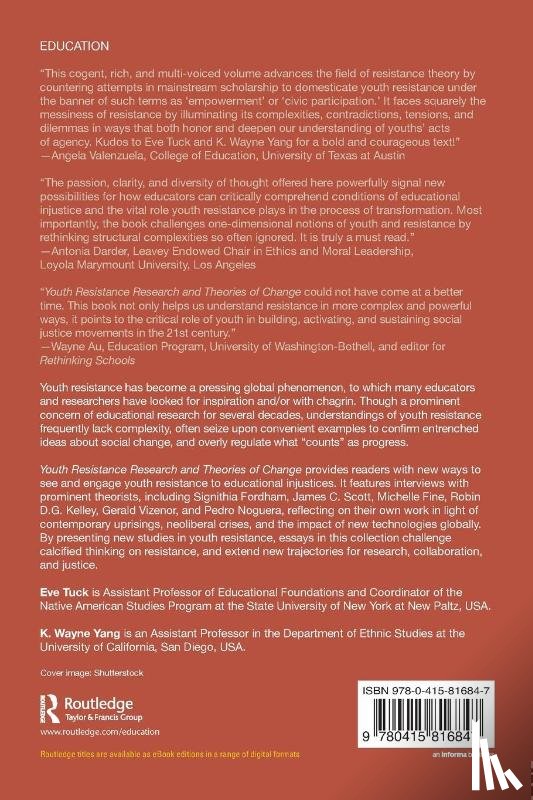  - Youth Resistance Research and Theories of Change