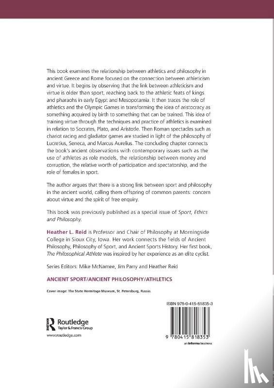 Reid, Heather (Morningside College - Athletics and Philosophy in the Ancient World