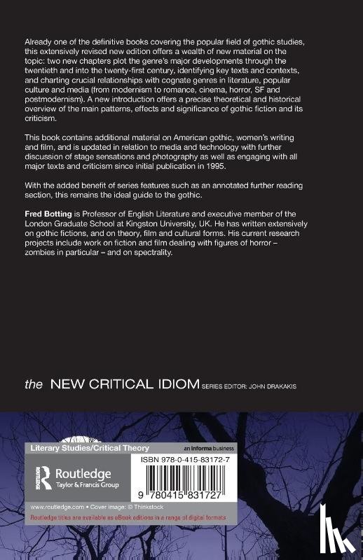 Botting, Fred (Kingston University - Gothic