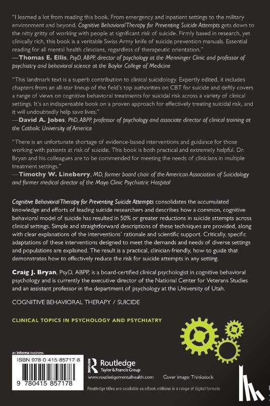  - Cognitive Behavioral Therapy for Preventing Suicide Attempts