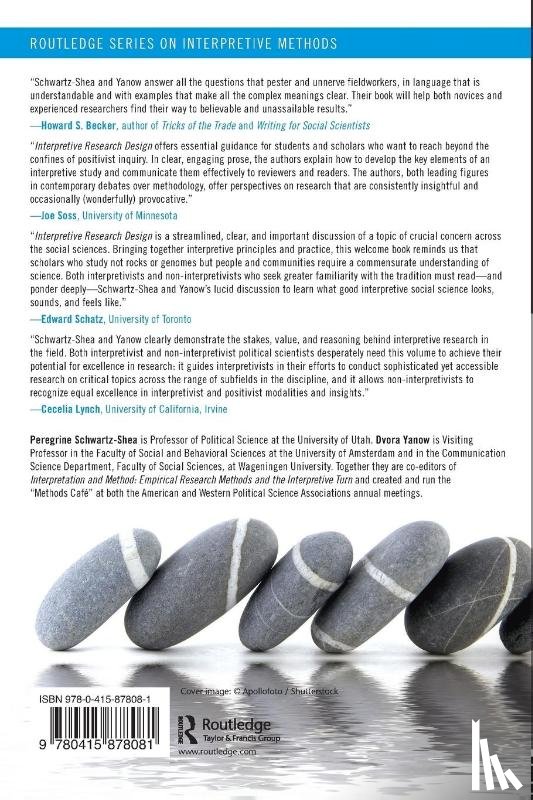 Schwartz-Shea, Peregrine (University of Utah, Yanow, Dvora (University of Amsterdam and Wageningen University - Interpretive Research Design