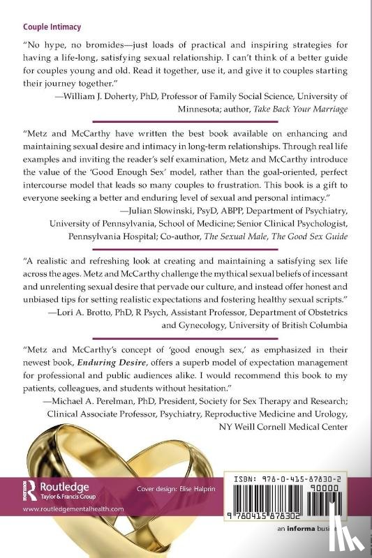 Metz, Michael E. (in private practice, McCarthy, Barry W. (American University - Enduring Desire