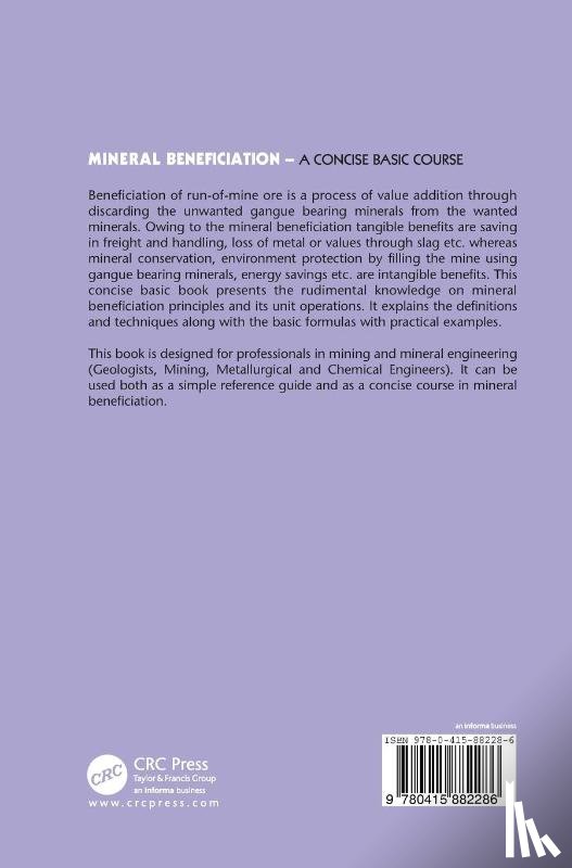 Subba Rao, D.V. - Mineral Beneficiation