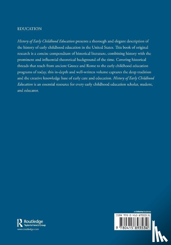 Lascarides, V. Celia, Hinitz, Blythe F. (College of New Jersey - History of Early Childhood Education