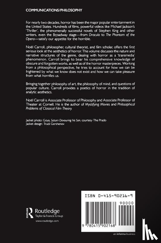 Carroll, Noel - The Philosophy of Horror