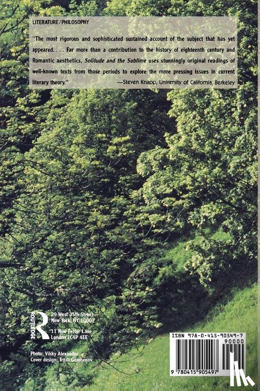 Ferguson, Frances - Solitude and the Sublime