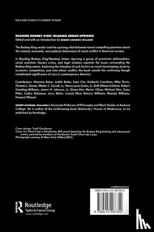  - Reading Rodney King/Reading Urban Uprising