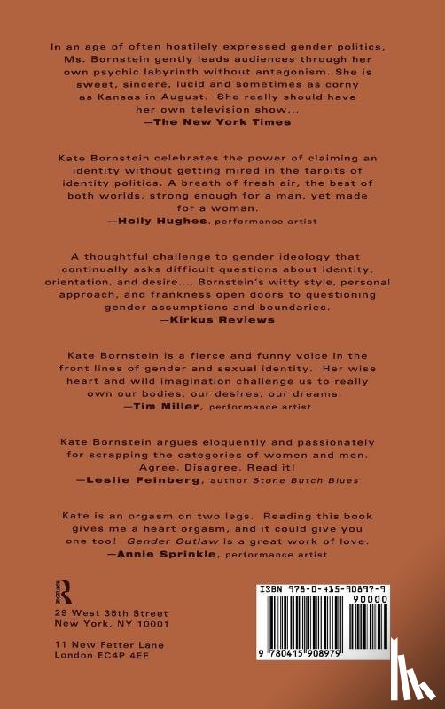 Bornstein, Kate - Gender Outlaw