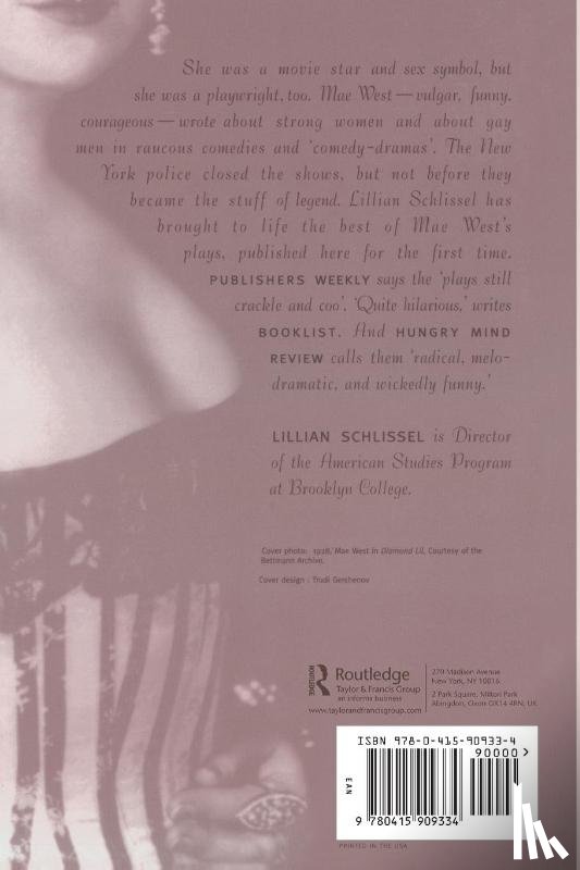  - Three Plays by Mae West