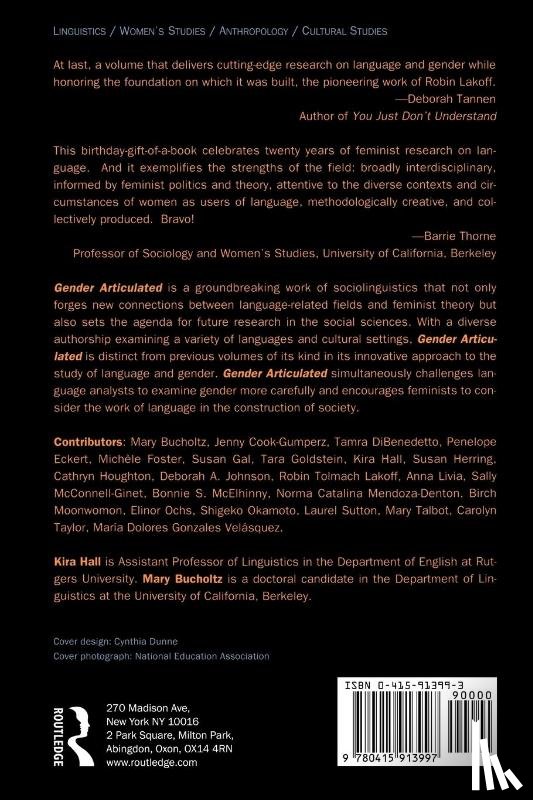  - Gender Articulated
