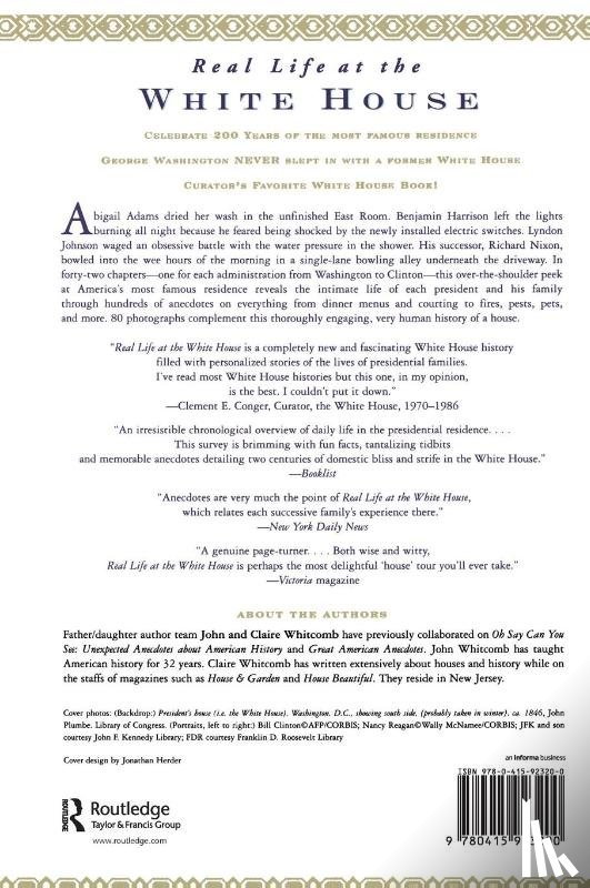 Whitcomb, Claire, Whitcomb, John - Real Life at the White House