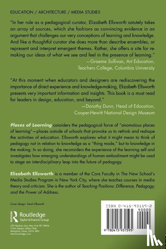 Ellsworth, Elizabeth - Places of Learning