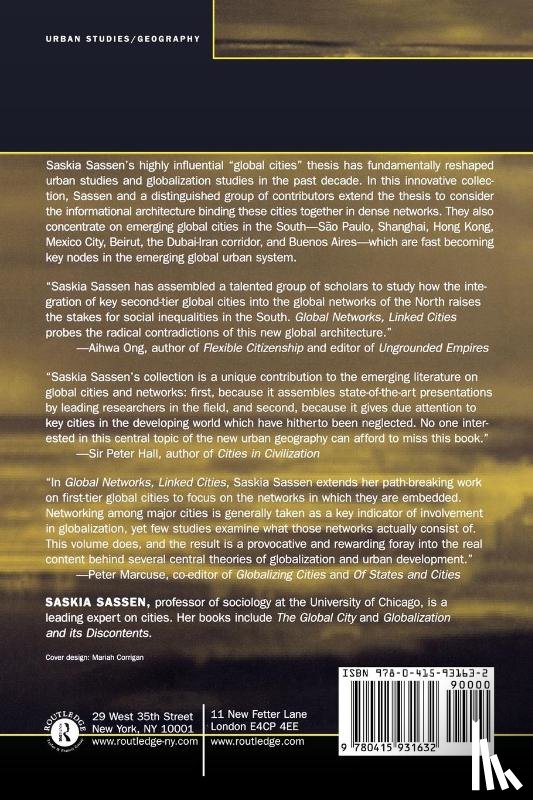  - Global Networks, Linked Cities