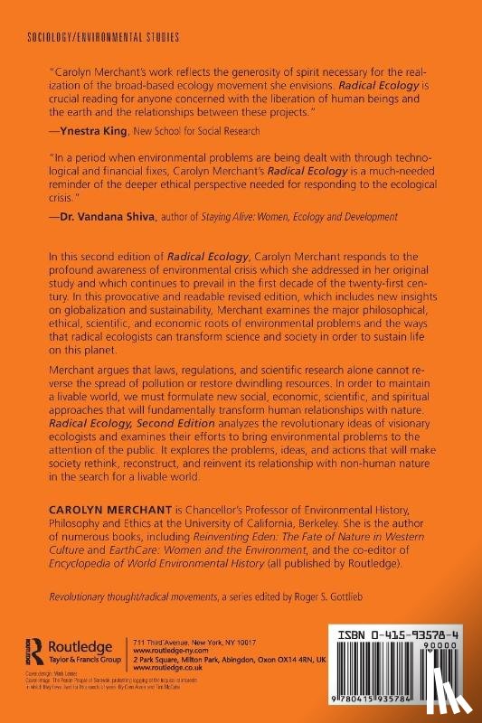 Merchant, Carolyn - Radical Ecology