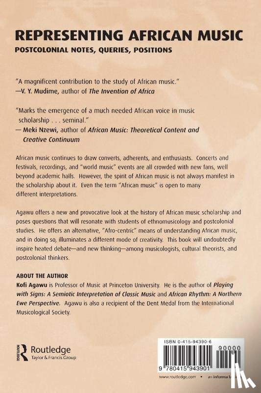Agawu, Kofi - Representing African Music