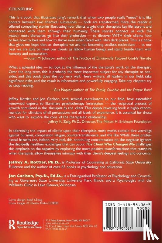 Kottler, Ph. D., Carlson, Psy.D. - The Client Who Changed Me