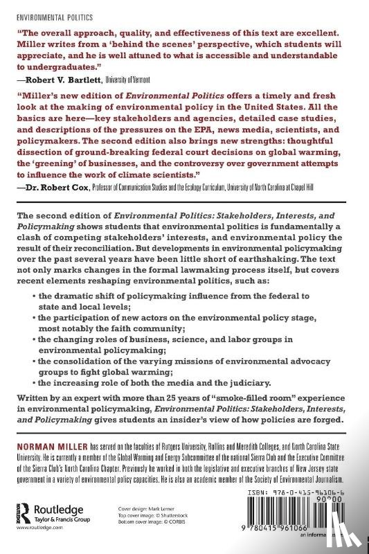 Miller, Norman (North Carolina State University - Environmental Politics