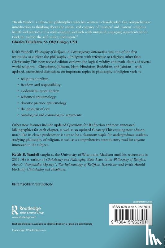 Yandell, Keith E. (University of Wisconsin-Madison - Philosophy of Religion