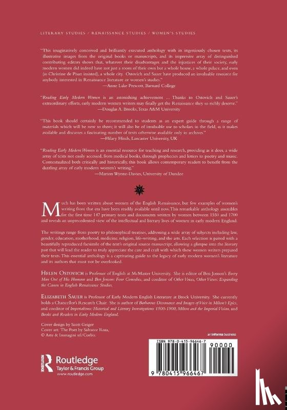  - Reading Early Modern Women