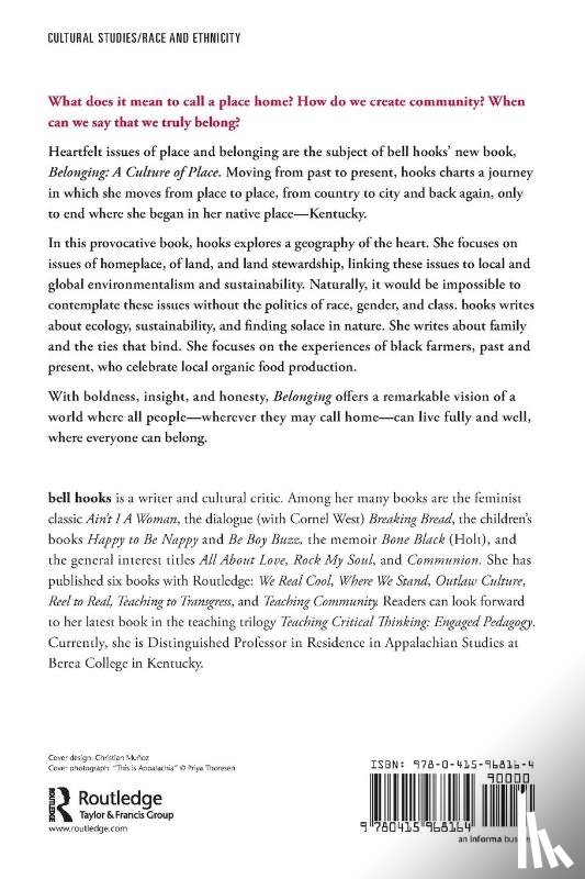 hooks, bell - Belonging