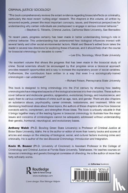  - Biosocial Criminology