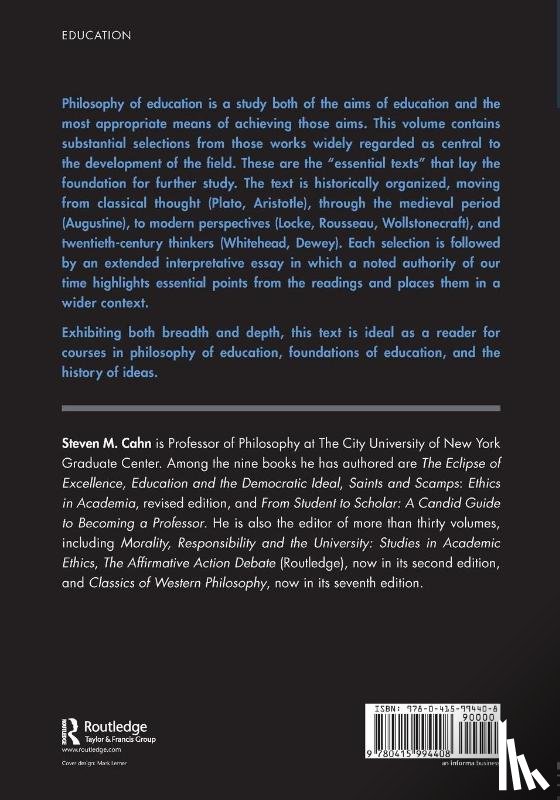  - Philosophy of Education