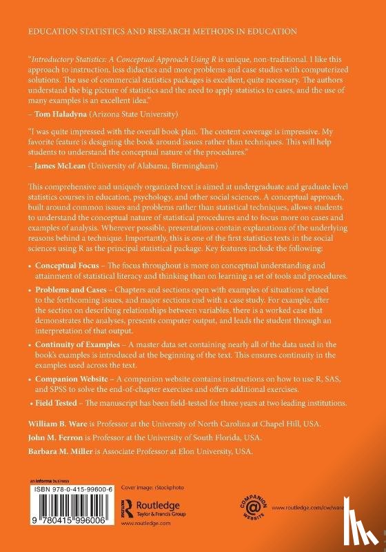 Ware, William B., Ferron, John M., Miller, Barbara M. - Introductory Statistics